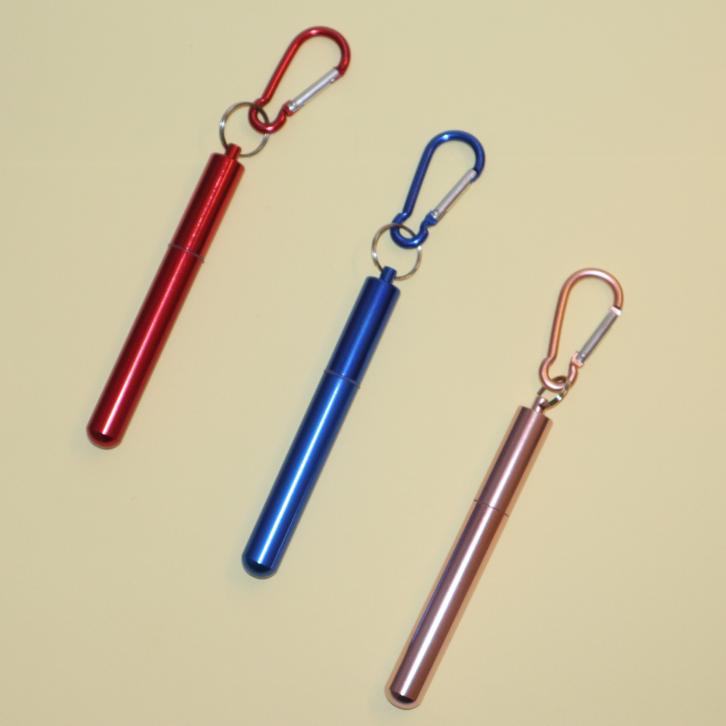 Portable Telescopic Collapsible Straw Steel