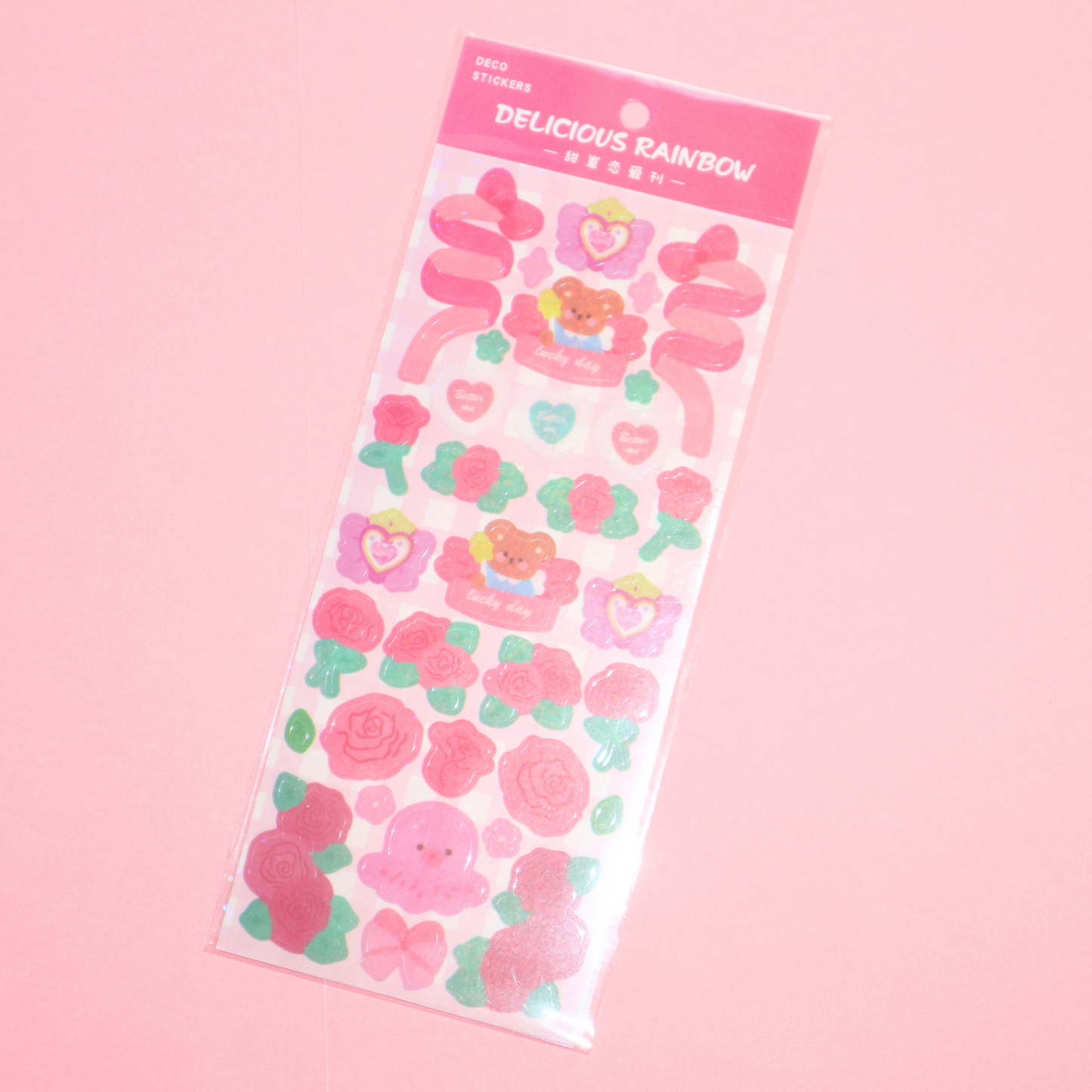 Deco Sticker Sheet Delicious Rainbow