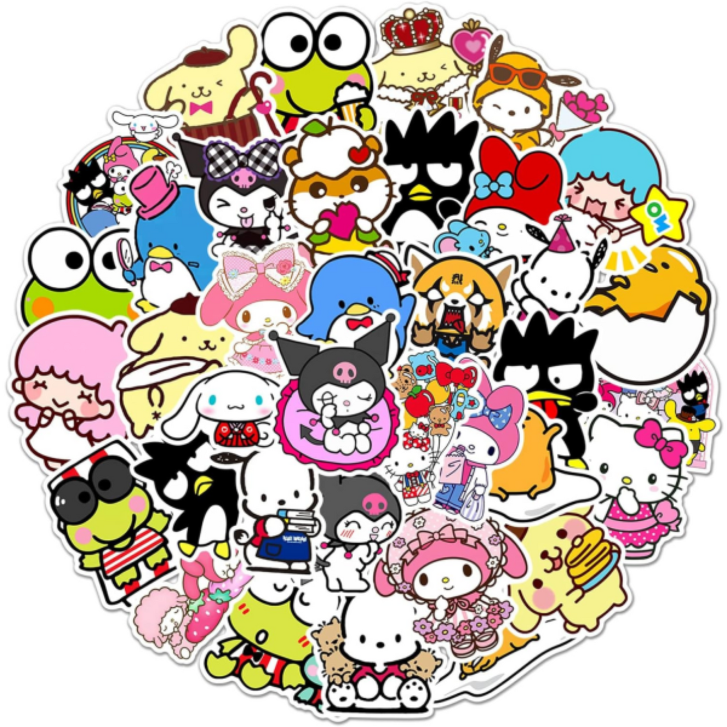 Sticker Flakes Assorted Sanrio Friends