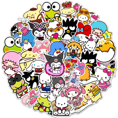 Sticker Flakes Assorted Sanrio Friends