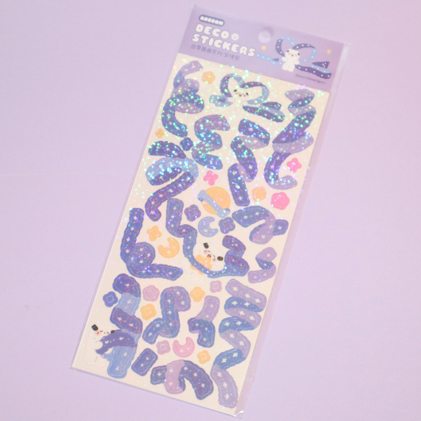 Deco Sticker Sheet Cute Ribbon