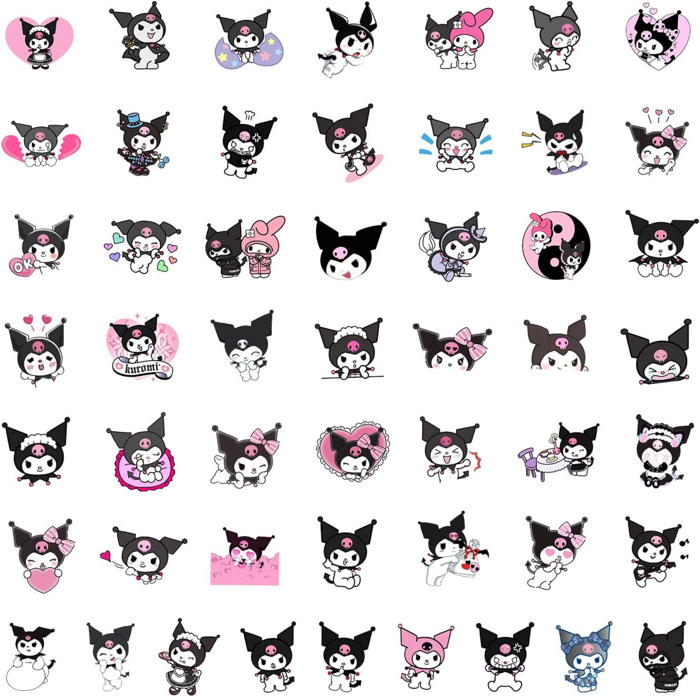 Sticker Flakes Sanrio Kuromi