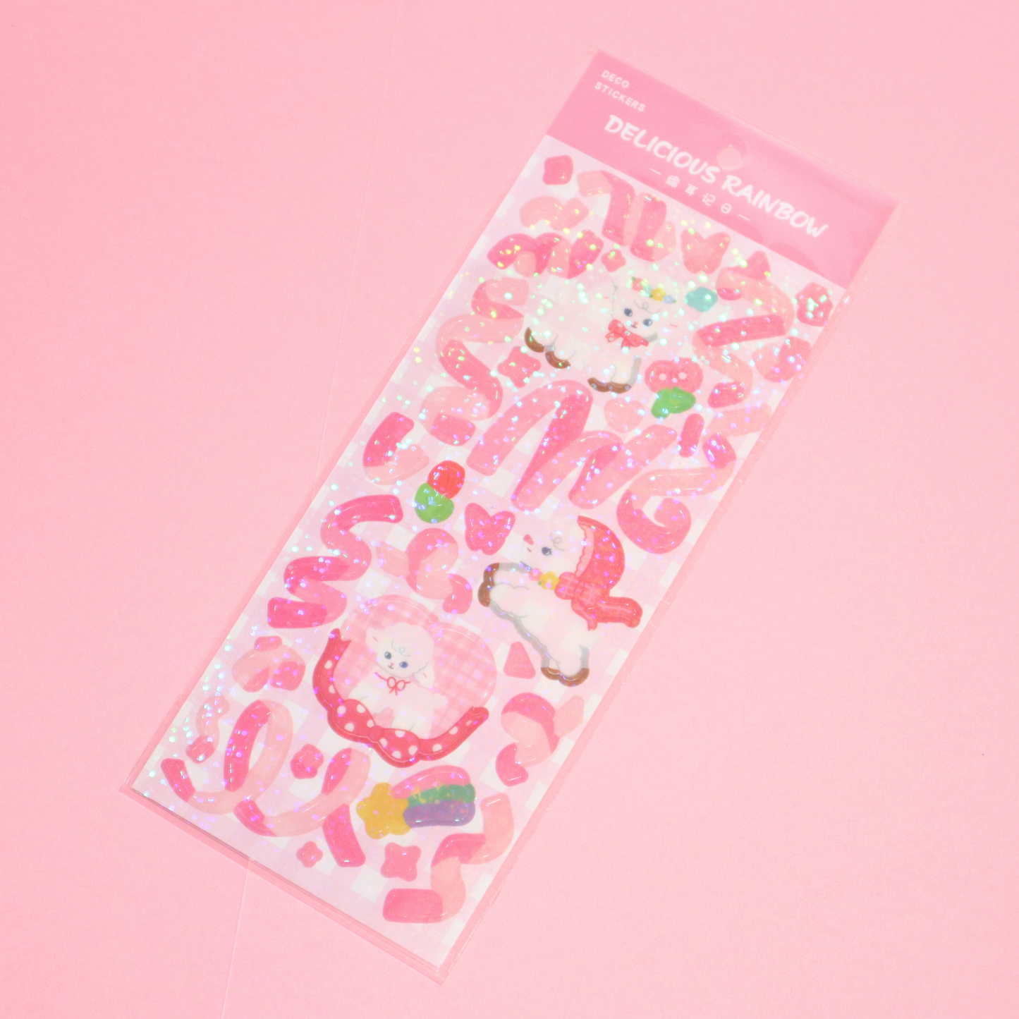 Deco Sticker Sheet Delicious Rainbow