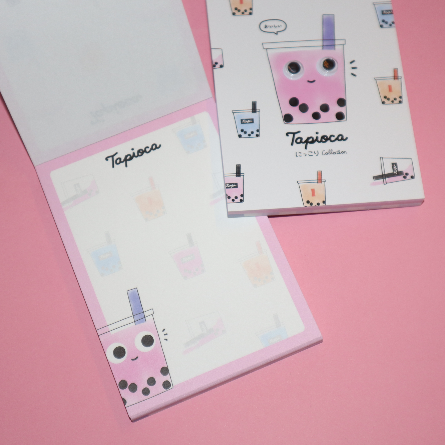 Memo Pads Nikkori Collection Boba Drink