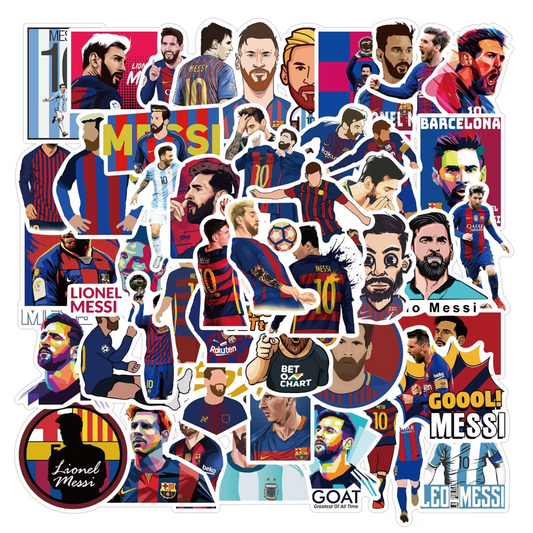 Sticker Flakes Lionel Messi