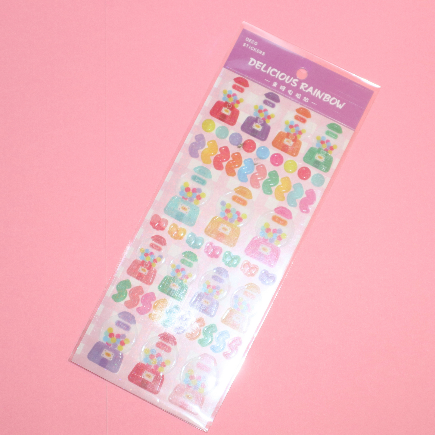 Deco Sticker Sheet Delicious Rainbow