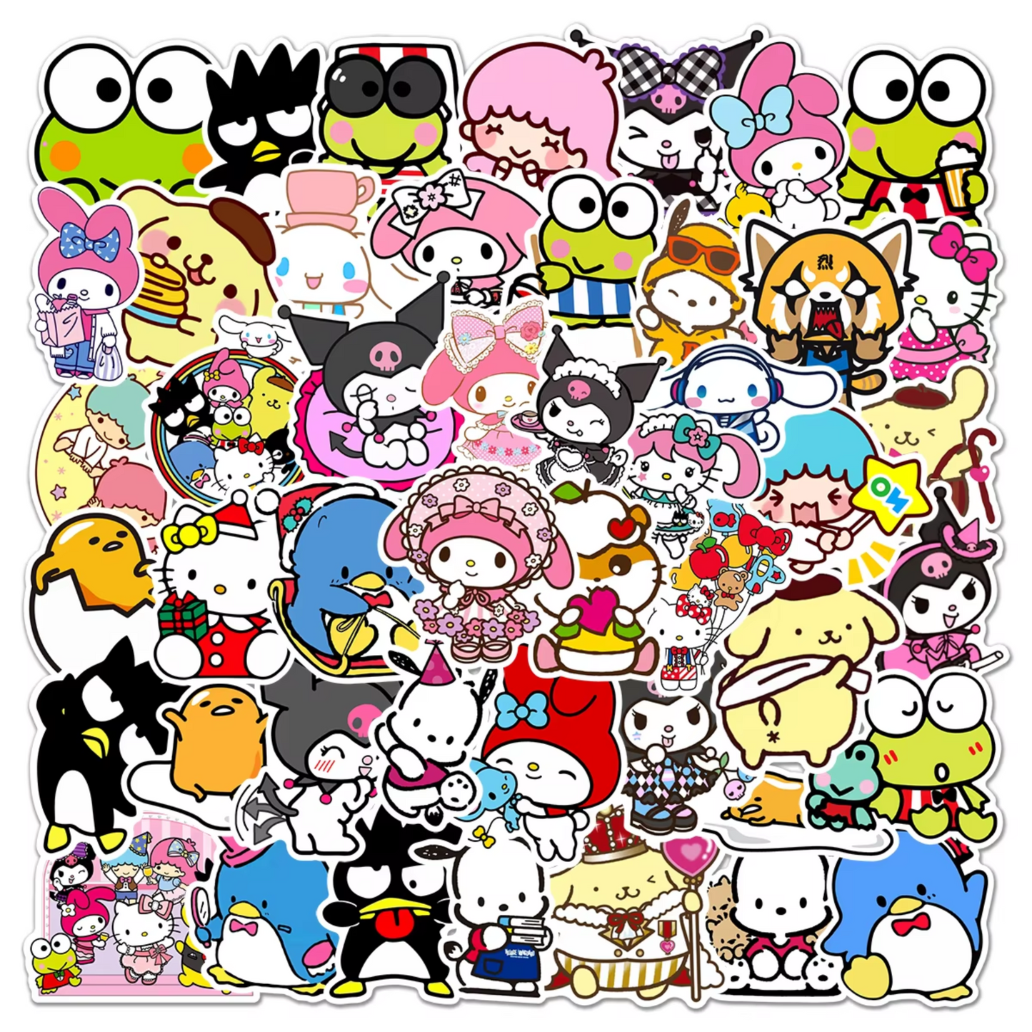 Sticker Flakes Assorted Sanrio Friends