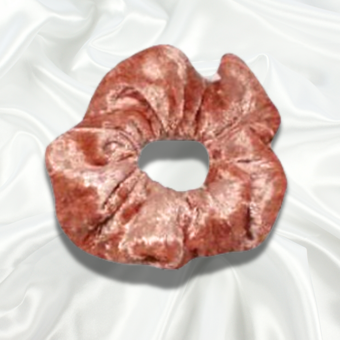 Scrunchie Nervøs Velour Antique Pink