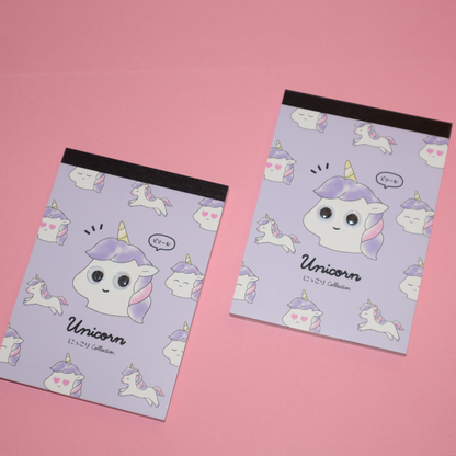 Memo Pads Nikkori Collection Unicorn