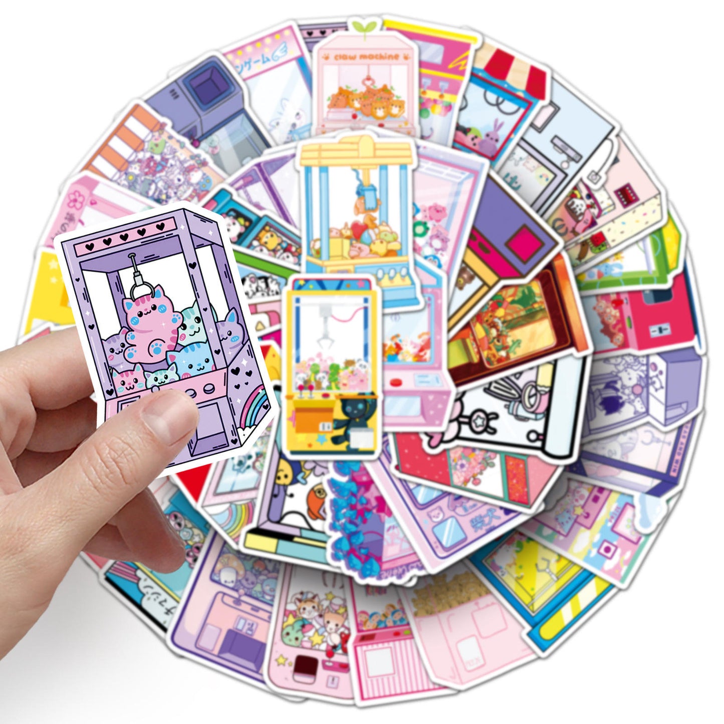 Sticker Flakes Claw Machine