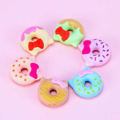 Viskelærsett Kitty Donut 6stk