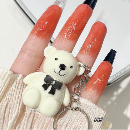 Matte Lip Tint Bear Keychain 2g