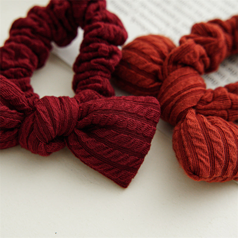 Scrunchie Kordfløyel m/Sløyfe 8cm