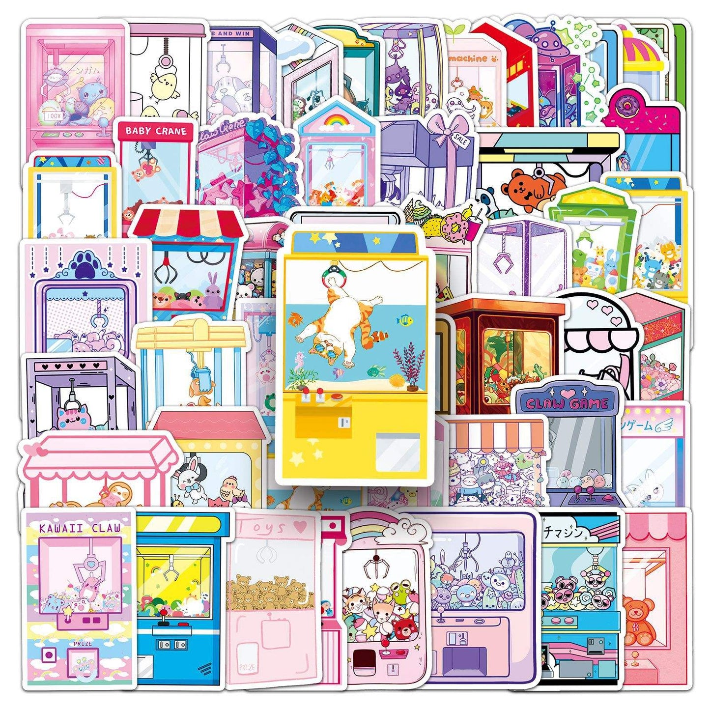 Sticker Flakes Claw Machine