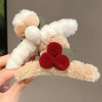 Hårklype Pompom Cozy 12cm