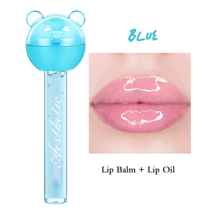 2 In 1 Lollipop Color Changing Lip Oil & Lip Balm 31g