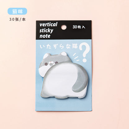 Sticky Notes Adorable Animal Butt 30-ark