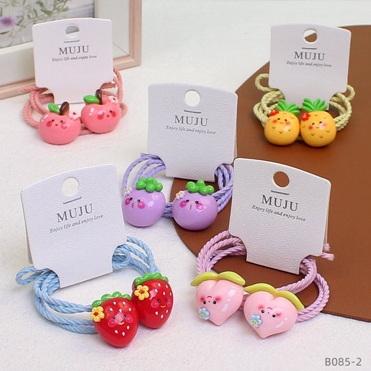 2-Pakning Hårstrikk Fruit