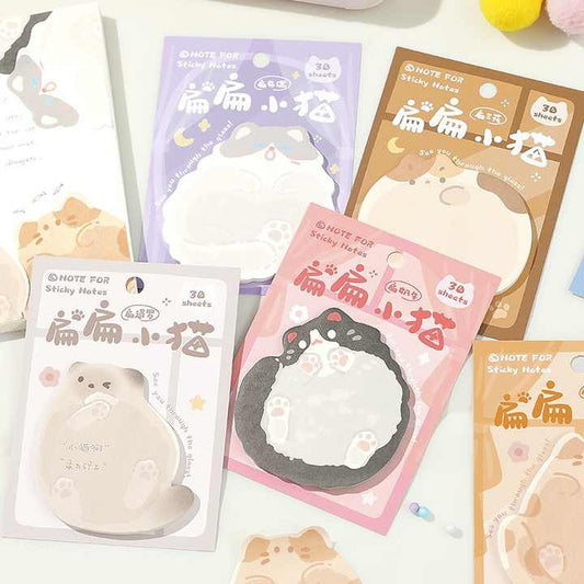 Sticky Notes Chubby Kitten 30-ark