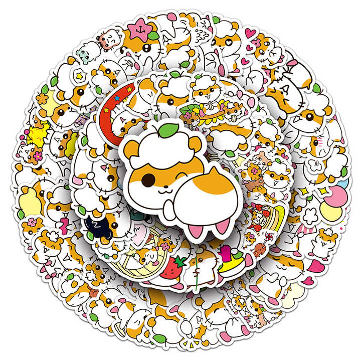 Sticker Flakes Corocorokuririn Sanrio