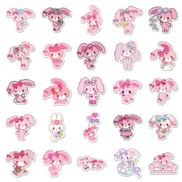 Sticker Flakes Bonbon Ribon Sanrio
