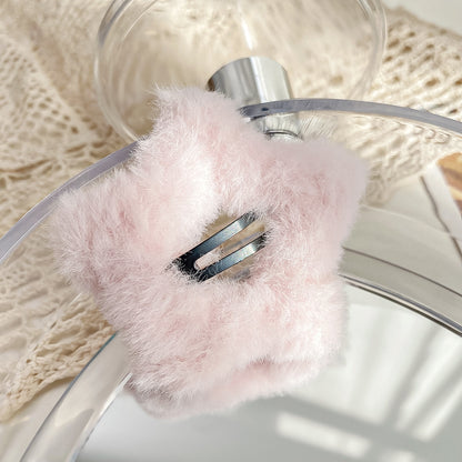 Hårspenne Fluffy Star 6.5cm