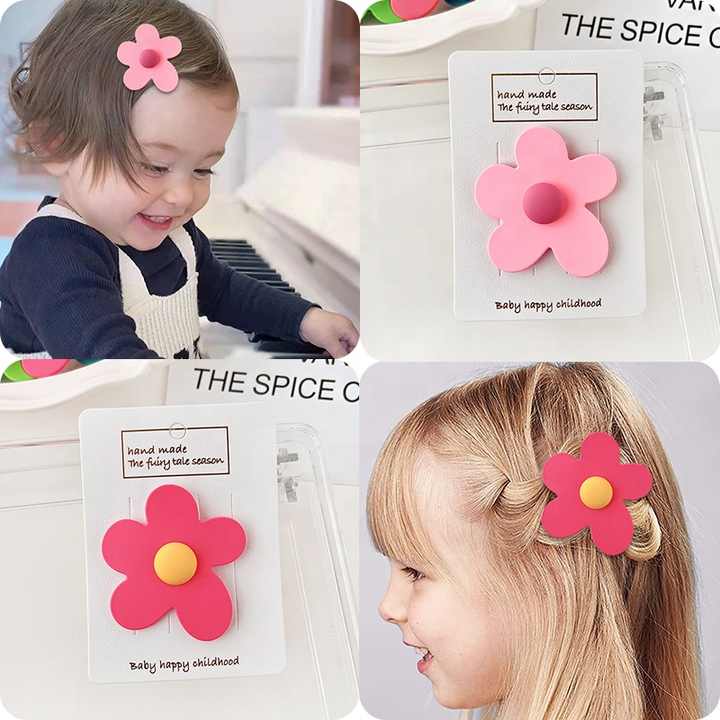 Hårspenne Blomsterglede 6cm