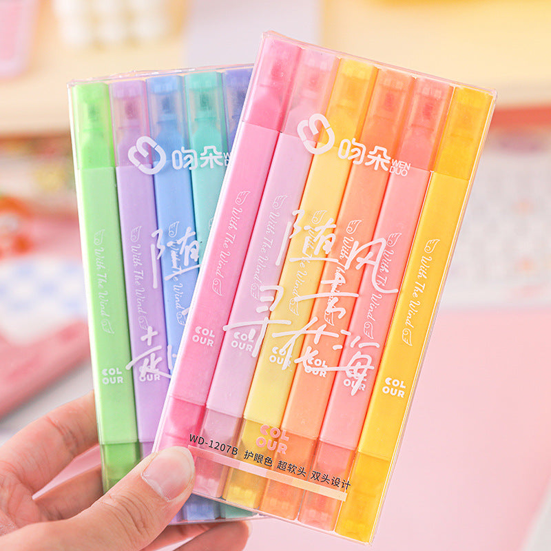 Markeringstusj 6 Farger