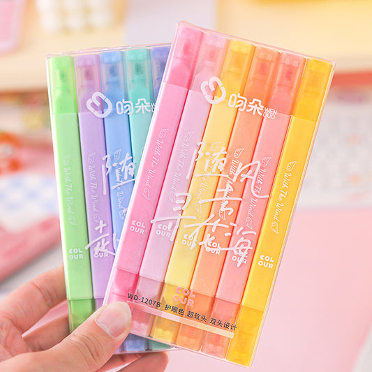 Markeringstusj 6 Farger