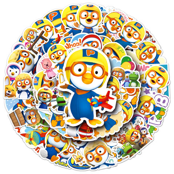 Sticker Flakes Pororo the Little Penguin