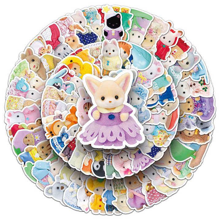 Sticker Flakes Sylvanian Families