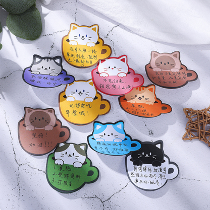 Sticky Notes Cute Cup Cat 30-ark