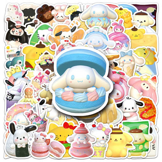 Sticker Flakes Food Sanrio