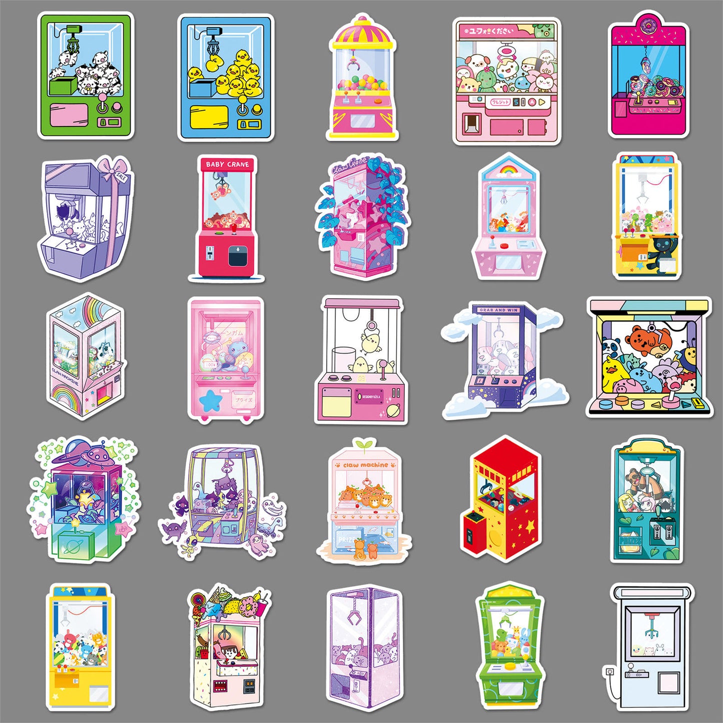 Sticker Flakes Claw Machine
