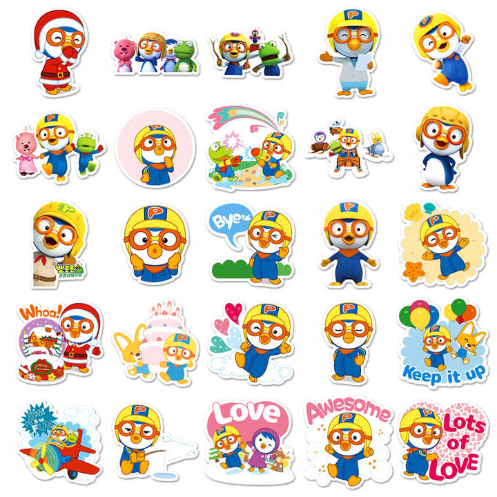 Sticker Flakes Pororo the Little Penguin