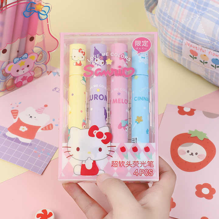 Markeringstusj Sanrio 4 Farger