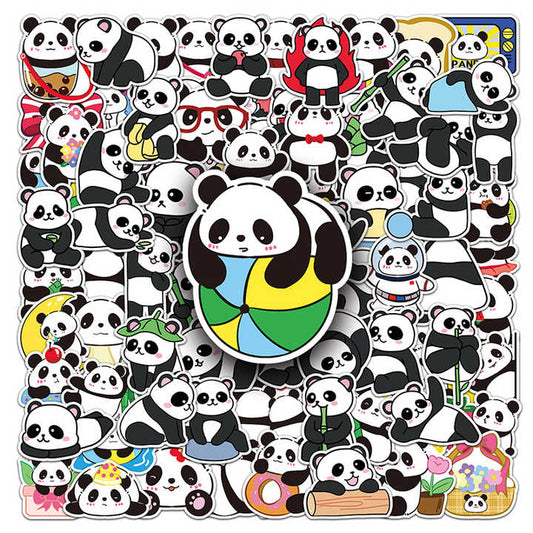 Sticker Flakes Cute Panda
