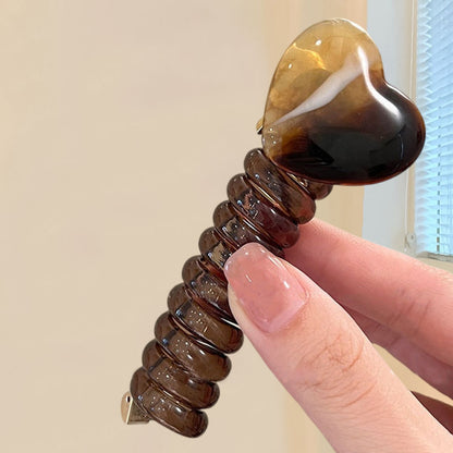 Braiding Spiral Hair Coil Rope Heart