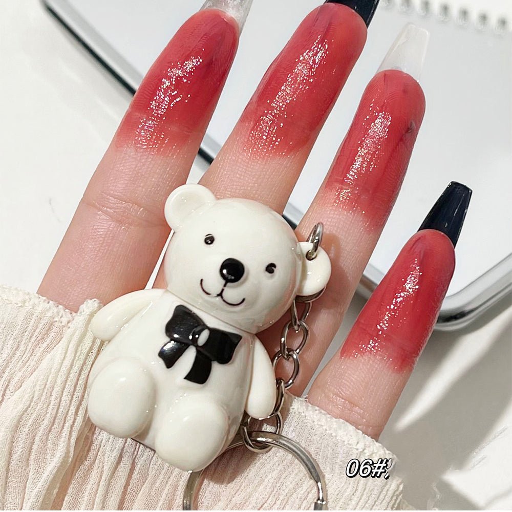 Matte Lip Tint Bear Keychain 2g