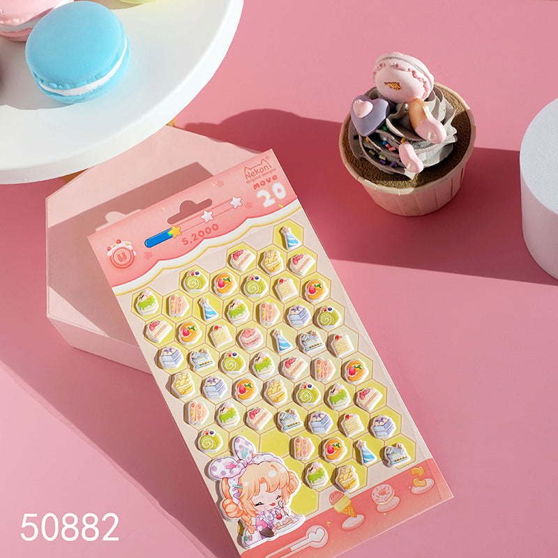 Sticker Sheet Stickers 3D Mini Puffy (NEKONI)