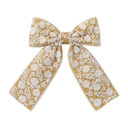 Hårspenne Floral Lace Bow 13cm