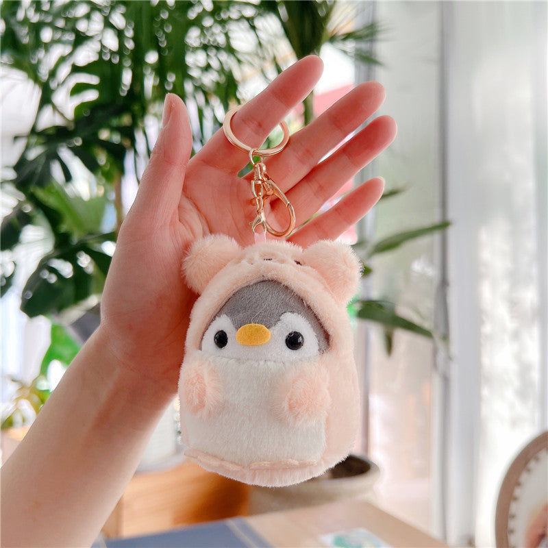 Plush Keychain Penguin