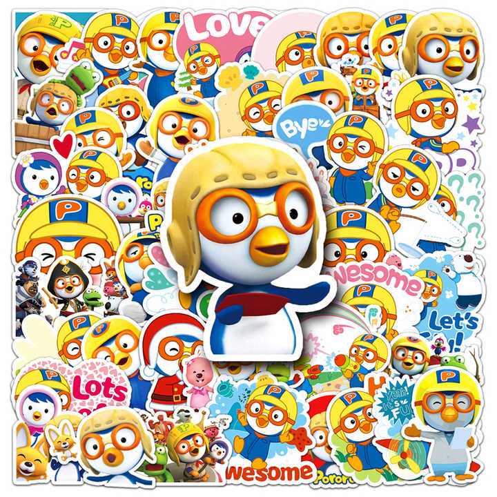 Sticker Flakes Pororo the Little Penguin