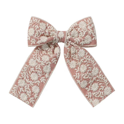 Hårspenne Floral Lace Bow 13cm