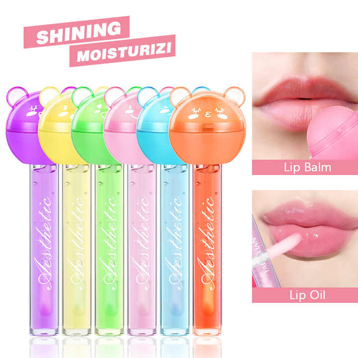 2 In 1 Lollipop Color Changing Lip Oil & Lip Balm 31g