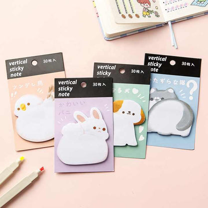 Sticky Notes Adorable Animal Butt 30-ark