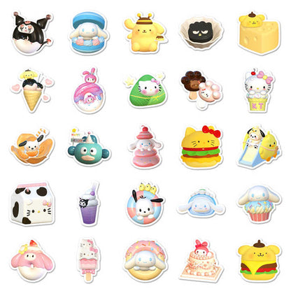 Sticker Flakes Food Sanrio