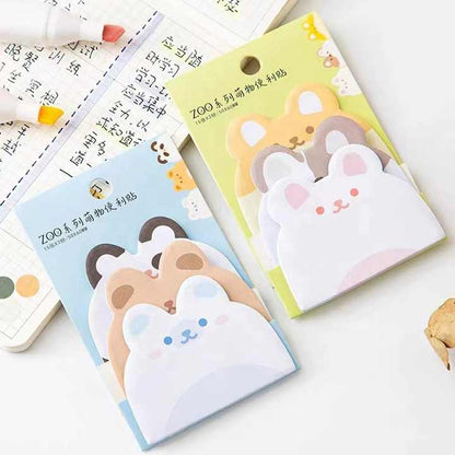 Sticky Notes Cute Animal Face 45-ark