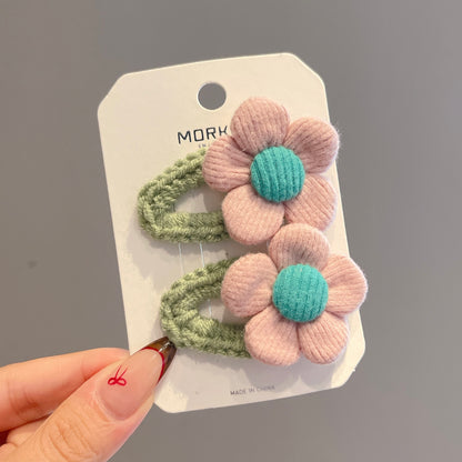 2-set Hårspenne Blomster