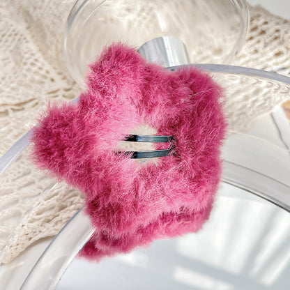 Hårspenne Fluffy Star 6.5cm